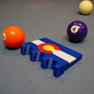 Colorado Flag Cue Holder